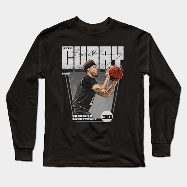 Seth Curry Brooklyn Premiere Long Sleeve T-Shirt by danlintonpro